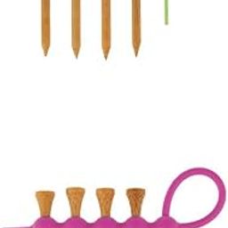 The Style Sutra 2 Pieces Portable Mini Golf Tee Holder and 8 Pieces 55mm Wood Golf Tees Set|Sporting Goods | Golf | Golf Clubs & Equipment | Golf Tees-image-31