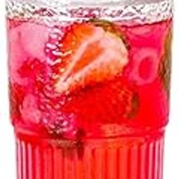 ginoya brothers 600ml Glass Mason Tumbler with Lid and Straw – Leakproof Reusable Drinking Cup for Juice, Smoothies, Iced Coffee, Tea, Cold Beverages. (Pack of 1)-image-2