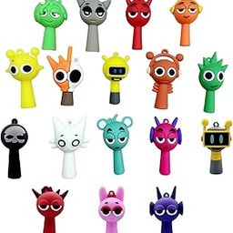 17 Pcs Sprunki Toys, Funny Sprunki Keychains Colorful Sprunky Plush Toy Suitable Playtime Fun Learning Activities Stress Relief Sensory Development Collectible Displays Party-image-12