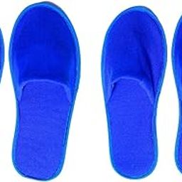vinyakamart Disposable Slipper, Unisex bed room adult slider blue (2 pair)-picture-46