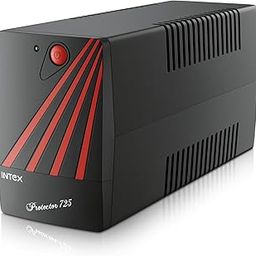 Intex 725 UPS Protector 230V & 360W Output Power | Connect Upto 3 Devices | Power Backup UPS System & Auto Restart | Ideal for Home, Office, Desktop PC & Home-Electronics (Black)-70