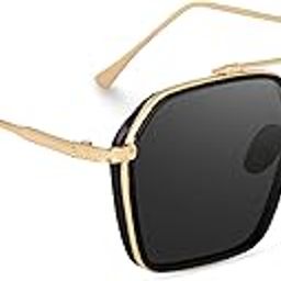 UV Protected Full Rim Hexagonal Polygon Sunglasses for Men-image-71