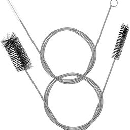 PartyKindom Flexible Long Drain Brush Set 2 Pieces HVAC Tools Drain Tool for Household Cleaning-image-33