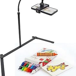 Isomars Mobile Stand | Overhead Smartphone Stand for Capturing Photos, Videos | Ideal for Online Teaching, Studios, Home, Binge Watch, Meetings, Recording Activities etc.-14