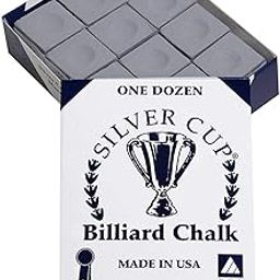Bankers Gray Billiard Chalk Box of 12 USA-image-104