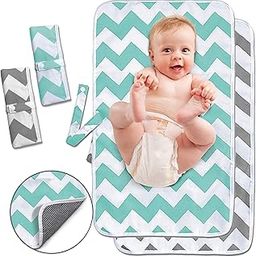Diaper Changing Pad, Waterproof Pad Baby Portable Changing Mat Travel Mat Station for Home,Travel & Outside Idefair- 2 Pack-picture-23