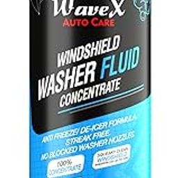 Wavex Windshield Washer Fluid for Car (1L) | Car Windshield Cleaner Concentrate | Lubricates Glass Cleaner Wiper, Prevents Scratches, De-Icer Formulation-20