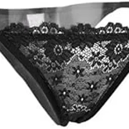 snappsy 2xWomen's Strap Sheer Lace Mini G-String Briefs Panties Underwear Black-picture-23