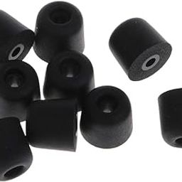 CALANDIS® 5 Pairs 3.0Mm Memory Foam Tips Eartips for Earbuds/in-Ear Earphones M Black-picture-11