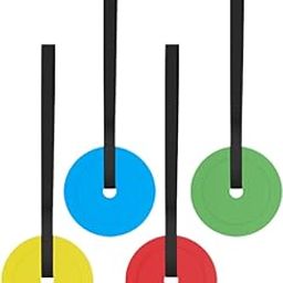 Club Bollywood®4Pcs Football Goal Target Football Training Aid for Hockey Lacrosse|Sporting Goods | Team Sports | Soccer |4 Football Goal Target Discs-image-23
