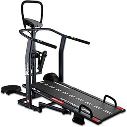 PowerMax Fitness MFT-410 Non-electric Manual Treadmill Foldable, Multifunction (Jogger, Stepper, Twister, Push up Bar), 3-Level Incline, 120-kg Max User Weight - Ideal for Home Use-16