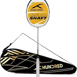 HUNDRED Flutter FF Zoom Ultra-Thin 6.5mm Shaft Badminton Racket with Full Racket Cover (78 g, Max Tension : 32 LBS)-picture-14