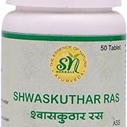 Sn Herbals Shwaskuthar Ras 50 Tablets - Pack of 1-image-29
