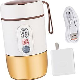 MYADDICTION Baby Milk Warmer Adjustable Fast Heating USB for Airplane Shopping Beige-image-39