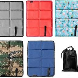 CARTNOVA‚Portable Folding Camping Seat Mat: Waterproof Oxford Cloth Outdoor Hiking Beach Mattress Pad - 39x29cm-image-61