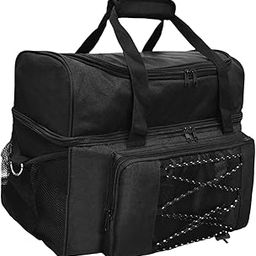 Bowling Ball Bag Sturdy Multipurpose Professional Bowling Tote for Women Men Black|Sporting Goods | 1 Ball|1 Bowling-image-36