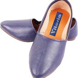 Mojaris for Men | Shoes for Men with PU Sole | Comfortable & Lightweight |Durable & Trendy Design, GP_VTR_6001JalsaBlu_P-image-88