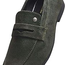WW-Charge Men Classic Suede Loafers-image-84