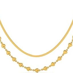 Interlocking Heart Necklace for Womens - Waterproof & Anti-Tarnish, Gift for Girls & Women-image-15