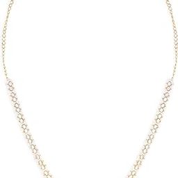 Gold Tone Dazzling Kundan & Beads Embellished Sleek Kamarbandh For Women-ZPFK16126-picture-8