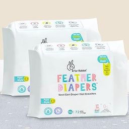 R for Rabbit XXL Size Baby Premium Feather Diaper for Baby 15+ kgs (144 Combo Pack Offer)-26