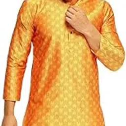 sojanya (Since 1958 Men’s Festive Jacquard Silk Designer Kurta with Stylish Red Thread Weaving | Ideal for Navratri, Diwali & Special Celebrations-picture-48