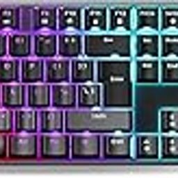 Ant Esports Thunder 30 Wired Mechanical Gaming Keyboard Mouse Combo Ergonomic Full-Sized 25 Anti Ghosting Keys, 3600 DPI 7 Colour Mode Wired Gaming Mouse with Type C Cable for PC Laptop MAC_Red Switch-15
