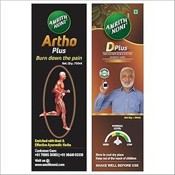 Amrith Noni D Plus juice 500ml + Artho Plus juice 750ml – Combined Support for Healthy Blood Sugar Levels and Joint Function-image-7