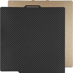ENOMAKER PET PEI Build Plate,Magnetic Print Bed,Carbon Fiber Textured Double Sided Flexible Spring Steel Sheet for Bambu Lab P1S,P1P, A1, X1, X1C, X1E and X1-Carbon Combo 3D Printer 257x257mm-image-20