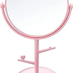 Simois Foldable Cat-Shaped Makeup Mirror with Stand ? Portable, Cute Design, Adjustable Angle, Cute Cat Ear Desk Makeup Mirror, Travel-Friendly, Compact Vanity Mirror for Beauty (Pack of 1, Pink)-picture-22