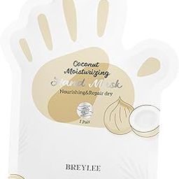 LICHTS® Hand Masks Moisturizing Hydrating Exfoliating Natural Coconut-image-51