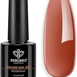 Modelones Builder Nail Gel, 8-in-1 Gel Builder 7ml from BELLE GAGA for Nails, Hard Gel Builder Nail Strengthener Extension Gel Nail Polish Rhinestone False Nail Tips Glue Gel in a Bottle, Gifts for Women (033)-image-55