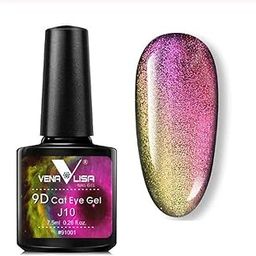 Venalisa 9D Cat Eye Nail Gel Polish from BELLE GAGA™ Galaxy Cateye UV/LED Soak Off 7.5ml 9D Art Polish UV LED Gel Nail polish (J10)-picture-15