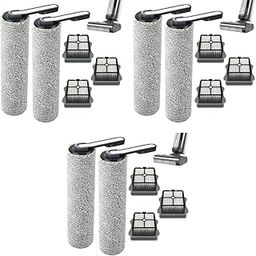 HASTHIP® Replacement Brush Roll HEPA Filters for Tineco Wet Dry Vacuum Includes 18PCS Soft Microfiber Use Roll and 4PCS Filters for S3 F3 S5 3.0 2.0 2.0slim-23