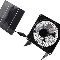 CHENZILIN - Monocrystalline waterproof solar ventilation fan kit for chicken coops, greenhouses, sheds, pet houses-image-31