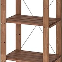 1CLIQKART TORDH Shelving Unit, Outdoor, Brown stained70x35x90 cm (27 1/2x13 3/4x35 3/8 ")-image-26