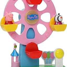 PEPPA PIG Ferris Wheel Playset with Lights, Sounds and Motion Effects, Includes 2 Figures, Preschool Toy for Girls and Boys 3 Birthday Gift Toys for Kids-15