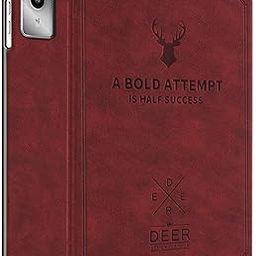Robustrion Cover for Lenovo Tab M11 Cover Case, Flip Cover for Lenovo Tab M11 Tablet 11 inch [ Auto Sleep Wake Support] - Deer Vine Red-image-77