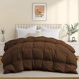 500 GSM Heavy Winter Quilt Comforter Single Size (60"X90") - Super Comfort Winter Blanket 500 GSM Microfiber Fill - Duvet/Blanket Single Size - Chocolate Brown Color-image-18