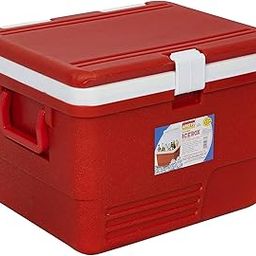 Aristo Plastic Insulated Icebox, 25 Liter, Red/Blue-27