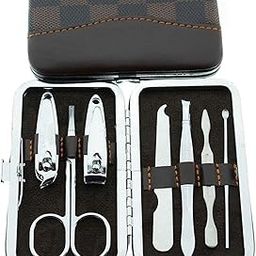 Keli 7-Piece Mini Manicure & Pedicure Set for Men & Women - Stainless Steel Nail Clippers Kit with Leather Travel Case, Cuticle Tool & Nail File - Durable Grooming Essentials for Home, Travel, Gifts-30