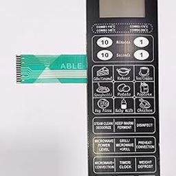 Able 23BC4 (Steam Clean Deodrize) Microwave Oven Membrane Keypad (Black)-picture-17