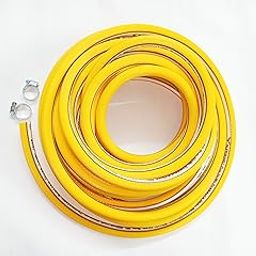 Air-ga Plastic Flexible Pipe/Tube 1/4"INCH 10 Meter for Paint Spray Gun/RO/UV Water Purifiers Hose Pipe, Yellow-image-38