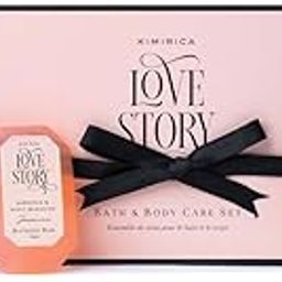 Kimirica Love Story Luxury Bath and Body Care Gift Set Box | Bath Salt, Body Wash, Body Lotion, Bathing Bar and Hand cream | Pack of 5 | For Men and Women | Pampering Kit for Birthday ,Anniversary & All Special Occasions | Premium Gift Packaging 100% Vegan-14