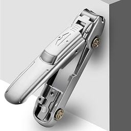 Citaaz Portable Travel Nail Clippers with Sharp Curved and Slanted Blade, Car Styling Nail Clipper with Catcher, No Splash Fingernail Toenail Clipper for Men Women Adult (Silver)-17