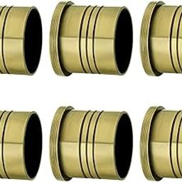 FAST WTW02 Heavy Brass Antique Wall to Wall Concealed Brackets for 1 Inch Stainless Steel Curtain Rod (6)-28