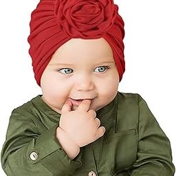 Baby Turban Flower Cap, Toddler Beanie Hat, Polyester Cotton Headwear, Autumn and Winter Supplies, Headscarf for 0 Months to 4 Years-Unisex-image-47
