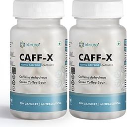 Elicura Caff-X Energy Boost Capsules | 200mg Caffeine for Focus, Mental Alertness & Performance | Green Coffee Bean Extract for Metabolism & Fat Burning | Supports Physical Endurance & Weight Management - 60 Veg Capsules (Pack of 2)-image-92