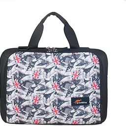 Protecta The Professional Office Laptop Bag Briefcase For Women & Men Fits Laptops With Screen Size Up to 15.6 Inch - Ideal For Office & Work - Black & Euro Travel Print-image-6