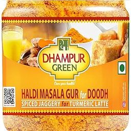 Dhampure Speciality Haldi Turmeric Masala Gur, 250G | Golden Milk | Immunity Booster | Turmeric Latte | Spiced Turmeric Latte Mix | Milk Booster-image-6